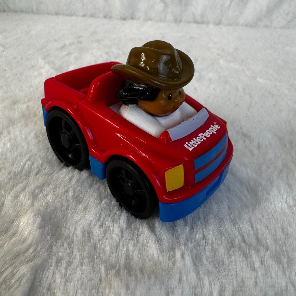 Replacement Fisher-Price Little People Police Officer Fireman Wheelies Cowboy - Picture 10 of 12